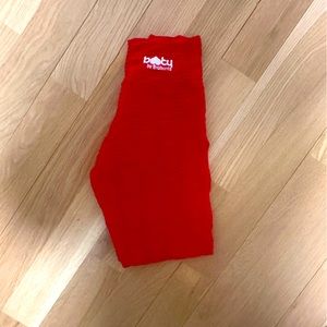 Booty by Brabants Original Full length leggings in red - lightly worn